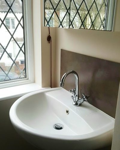 Bathroom decorated in central Watford