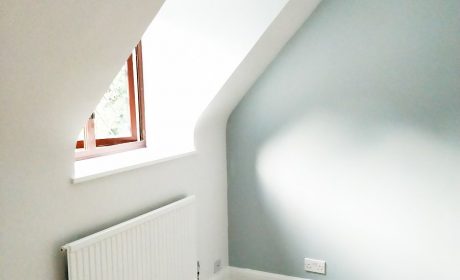 Bedroom painted in Farrow and Ball in Chipperfield Kings Langley